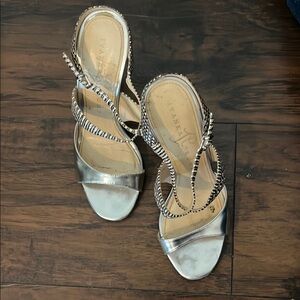 Ivanka Trump Silver Sandals